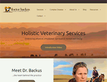 Tablet Screenshot of doctorbackus.com